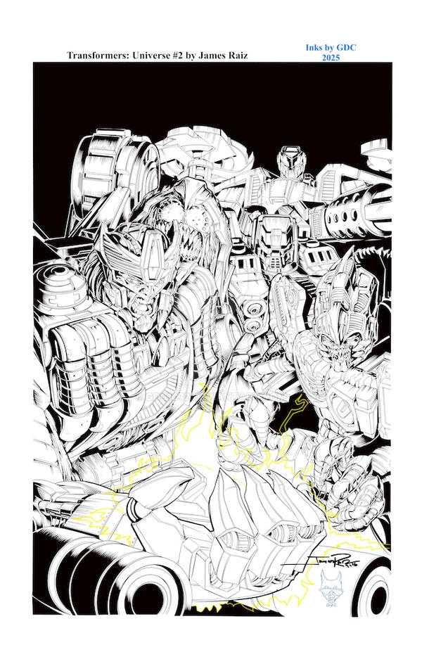 Transformer Deviantart Inks Transformers Universe #2 by James Raiz by gdc1072 on DeviantArt