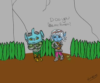 Rumble and Tristana by Fioratina on DeviantArt