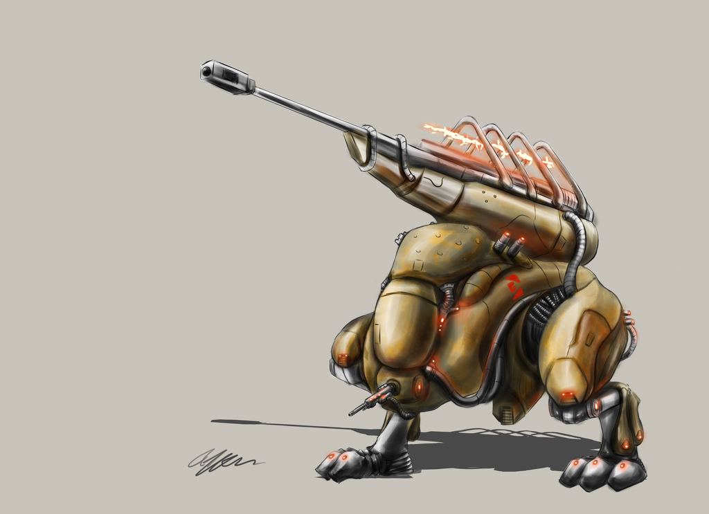 Grineer Rifles Warframe Fan-Concept: Grineer Artillery Walker by kyvampire on DeviantArt