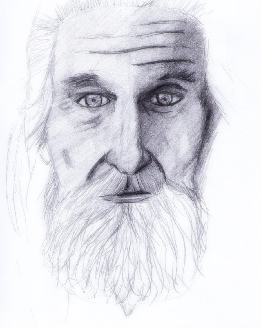 Old man face by Cri9 on DeviantArt