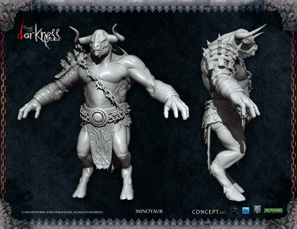 MINOTAUR CONCEPT by soulbreaker001 on DeviantArt
