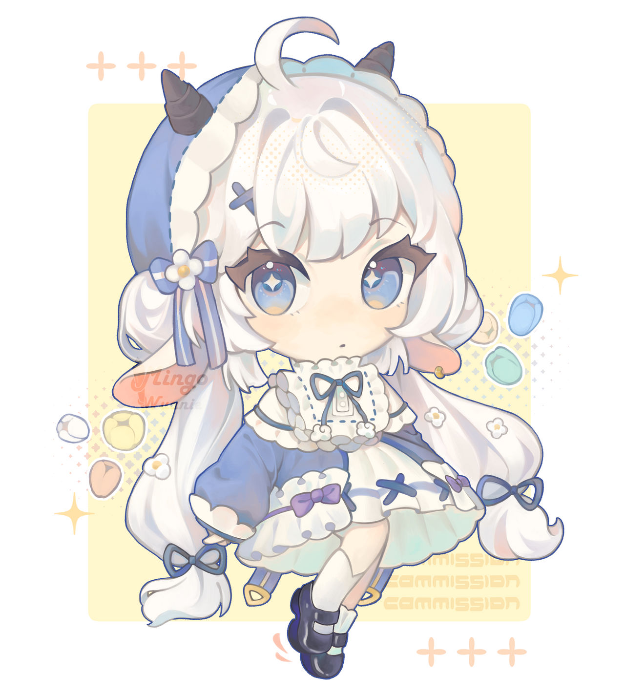 Chibi Commission by mingowuanie on DeviantArt
