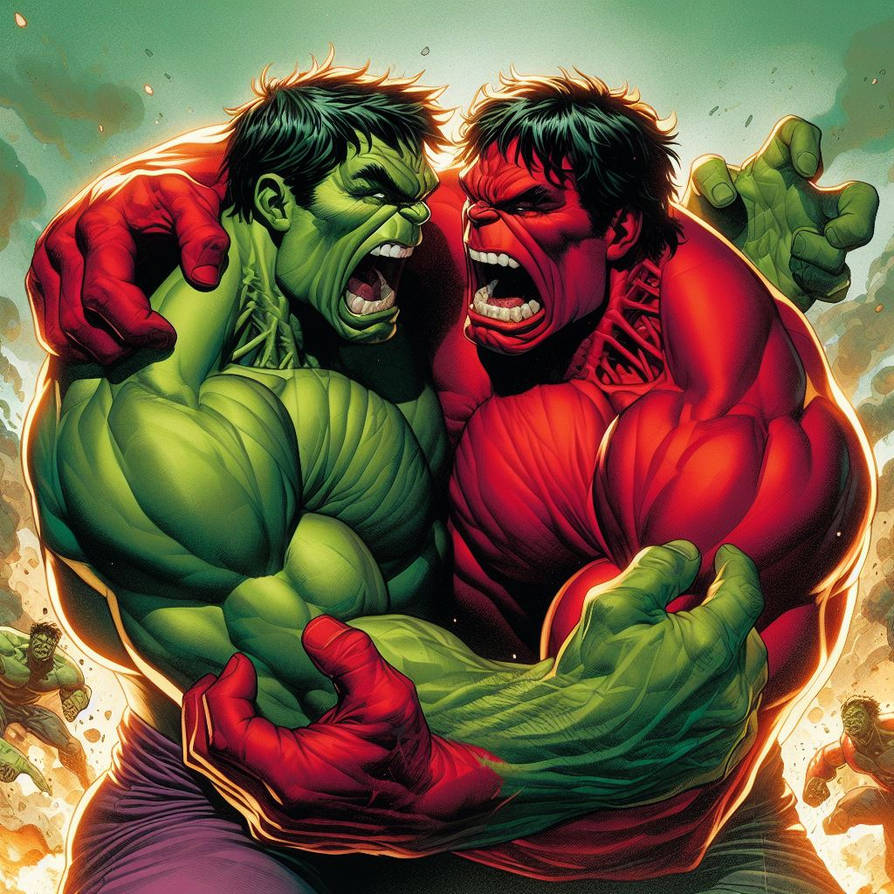 Green vs Red! by andyrassler on DeviantArt