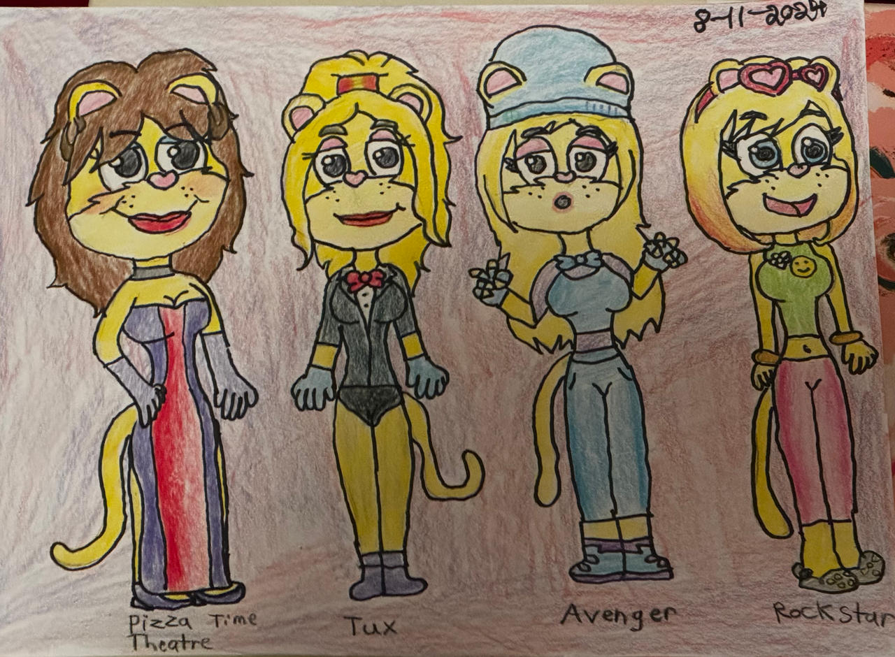 Cheese Oc Evolution of Martha Panthie (Chuck E Cheese OC) by Thepositivefandomgal ...
