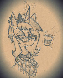 Hipster Moon Horse
