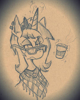 Hipster Moon Horse