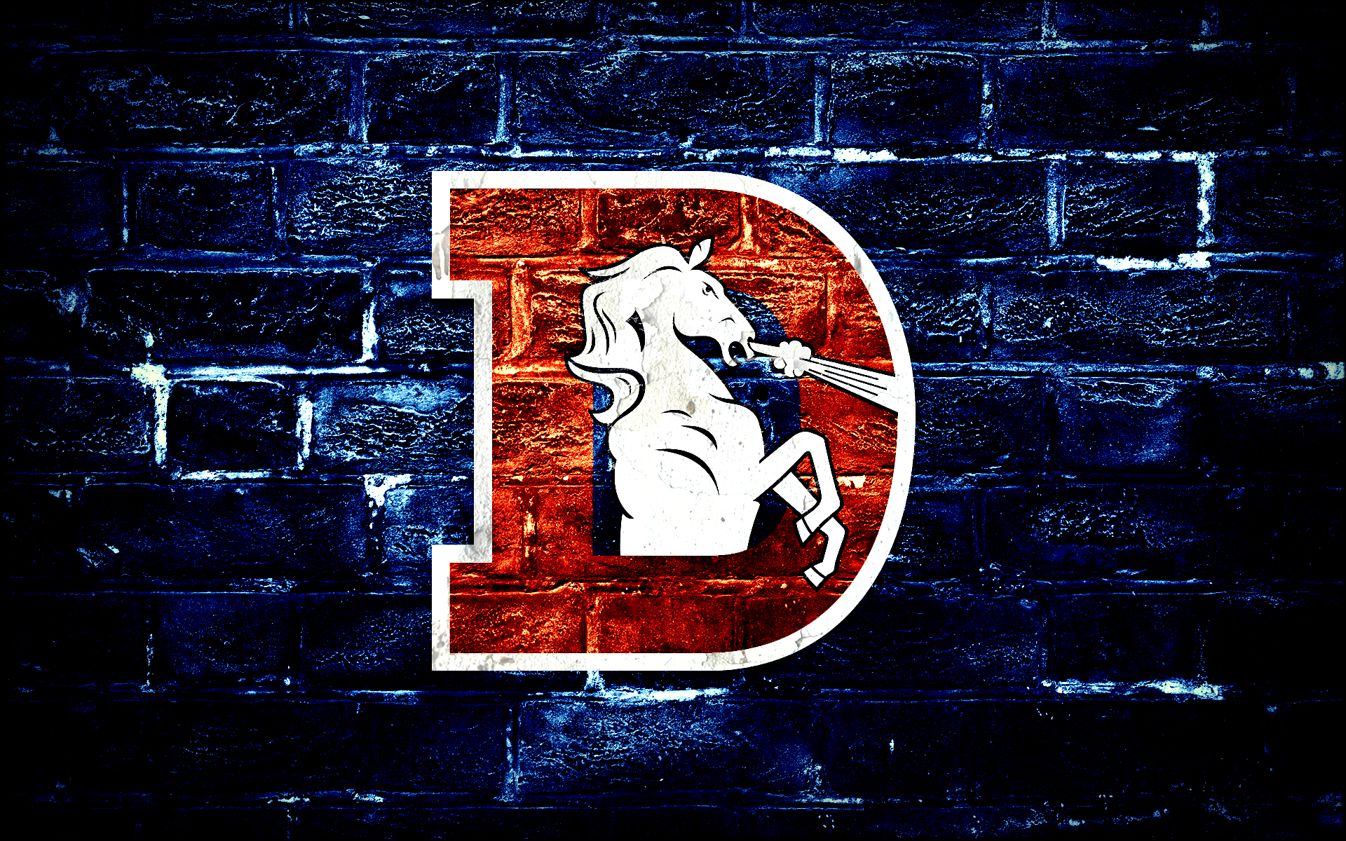 Denver Broncos D Logo Wallpaper by DenverSportsWalls on ...