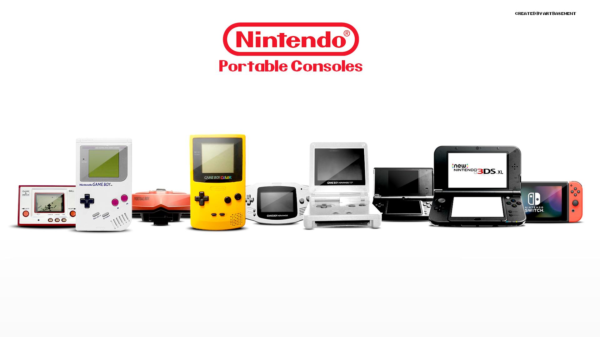 First Nintendo Device Evolution of Nintendo Portable Consoles by ArtBasement on DeviantArt