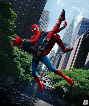 Spider Man And Deadpool - Poster