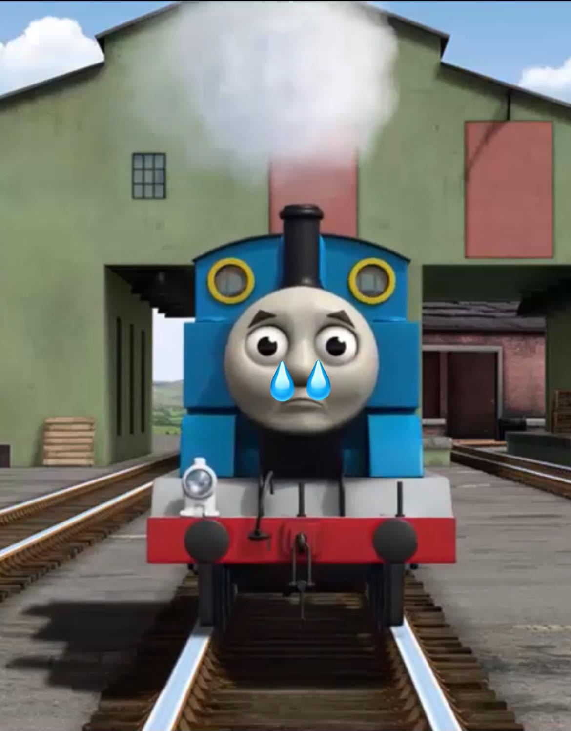 Thomas is very sad! by jmccrackyn880 on DeviantArt