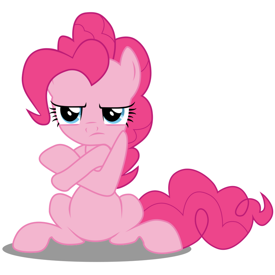 Pinkie Pie - Not Amused (Non-Discorded) by CaliAzian on DeviantArt
