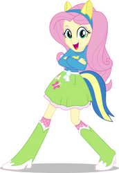 Fluttershy EqG: Wondercolts Pose