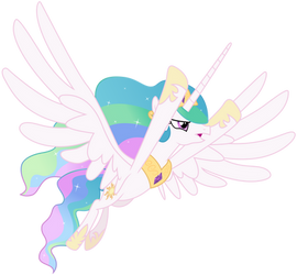 Princess Celestia - Flying in Distress