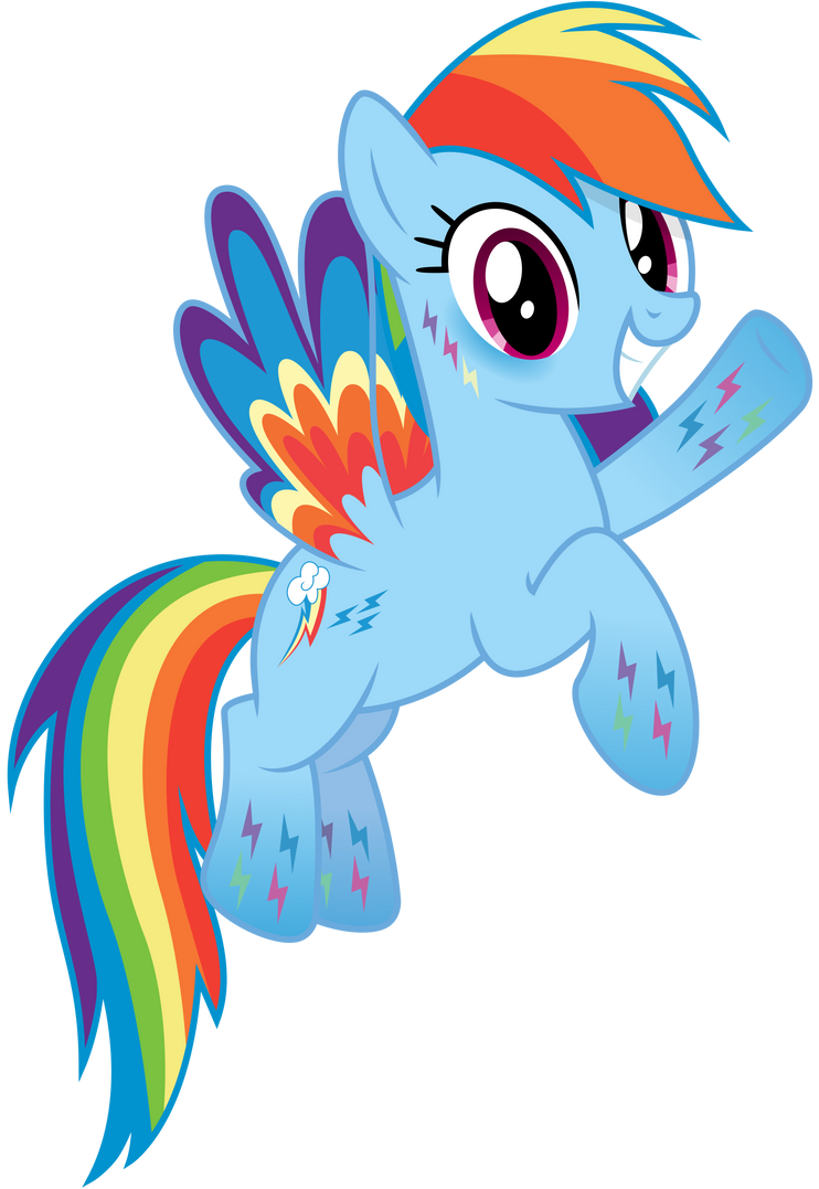 Rainbow Dash Rainbowfied from Group Shot by CaliAzian on Rainbow Dash Rainbowfied from Group Shot by CaliAzian on