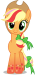 Applejack - Rainbowfied from Group Shot by CaliAzian