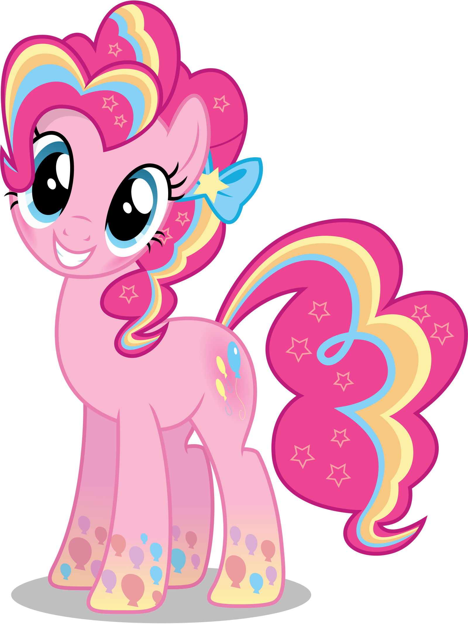 Pinkie Pie - Rainbowfied from Group Shot