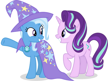 Trixie and Starlight - He Did It!
