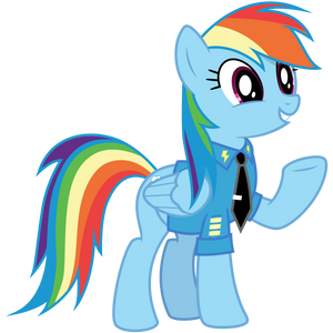 Rainbow Dash - Dress Uniform