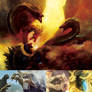 Evolution of Godzilla vs. King Ghidorah