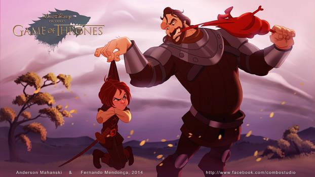 Arya Stark and The Hound