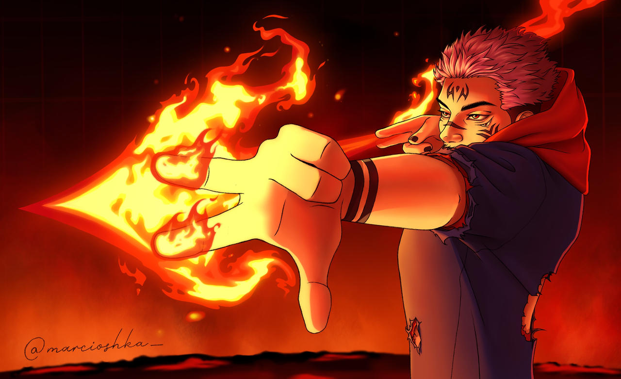 Sukuna's Fire Arrow by marcioshka on DeviantArt