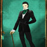 Loki in 19th century Midgard clothes