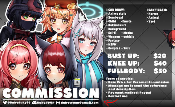 Commission Open