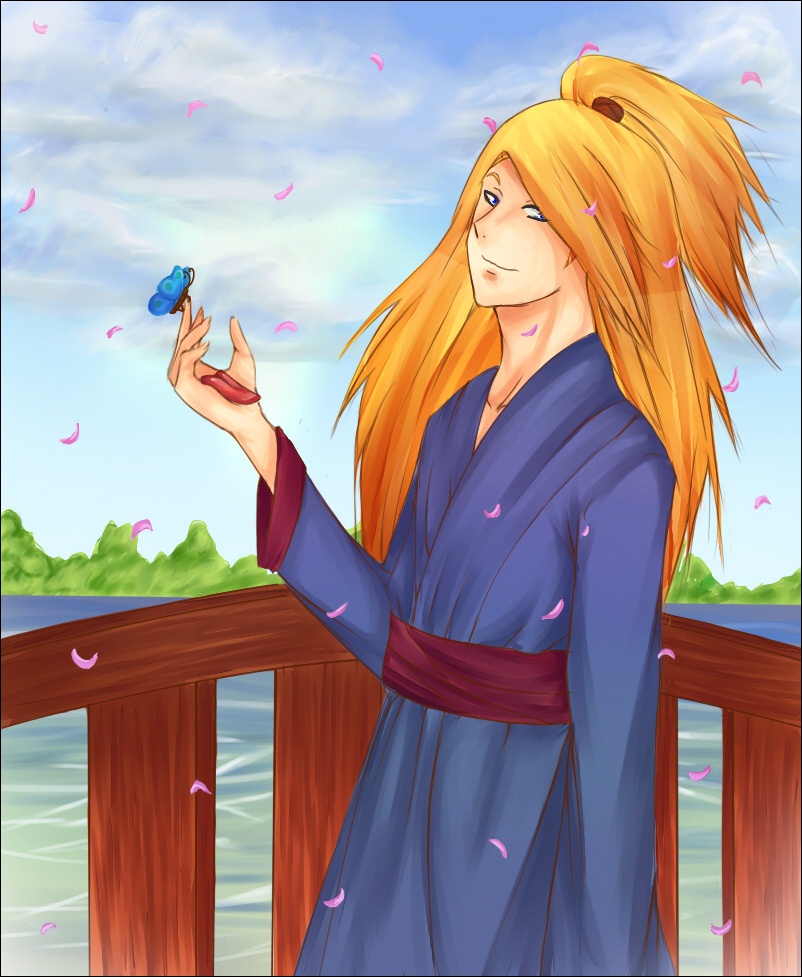 Deidara loves the nature