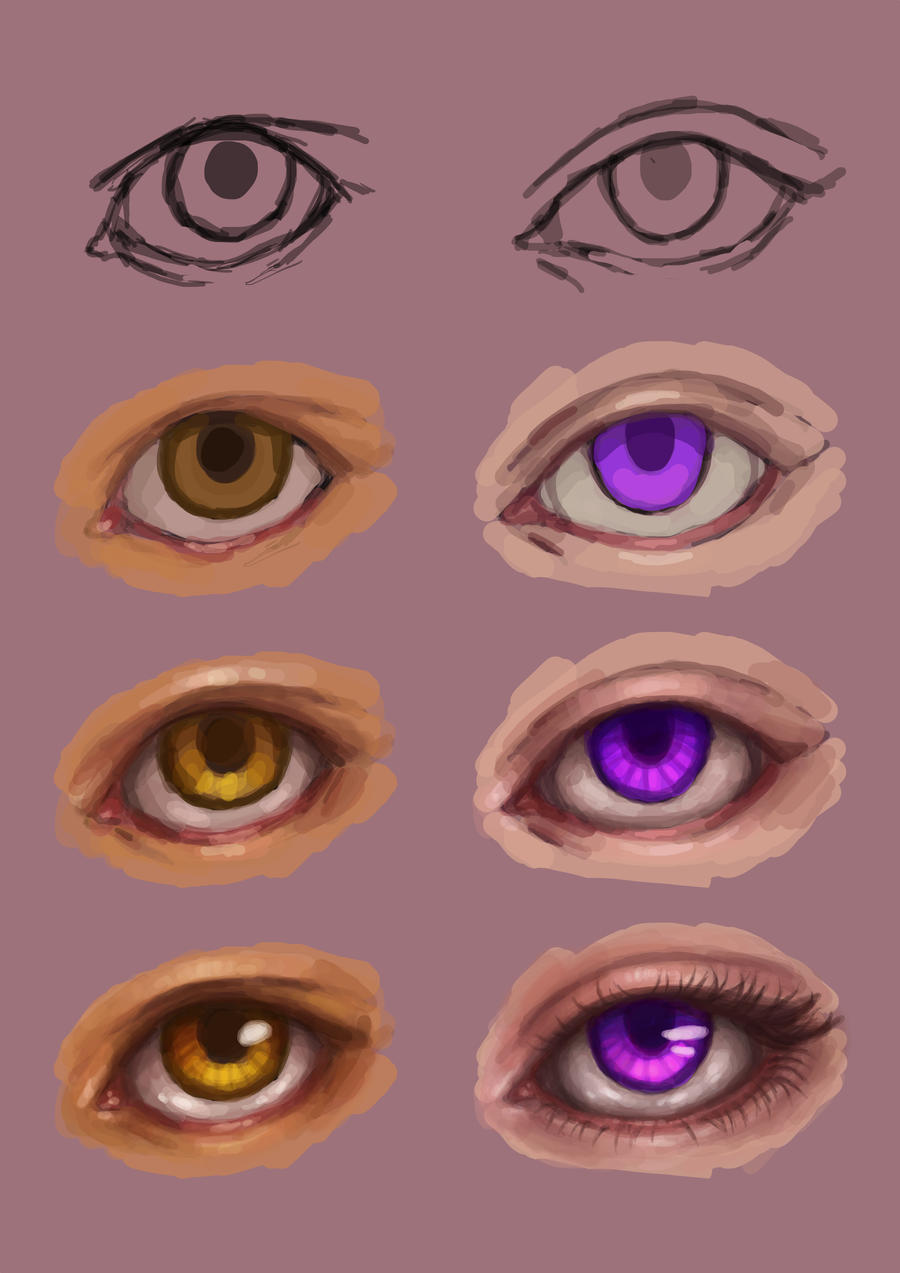 Step-by-step Eyes