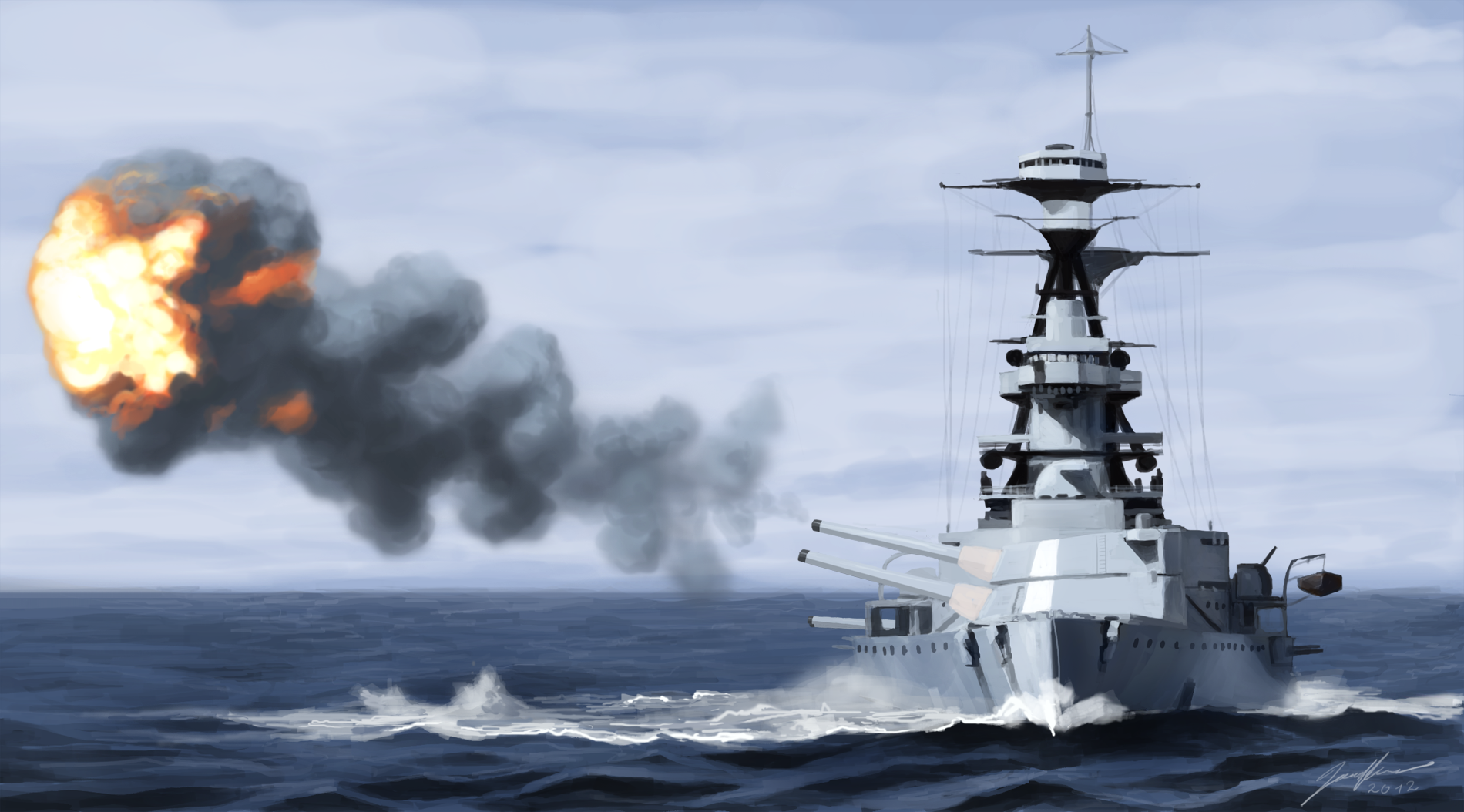 HMS Ramillies by Helgezone on DeviantArt