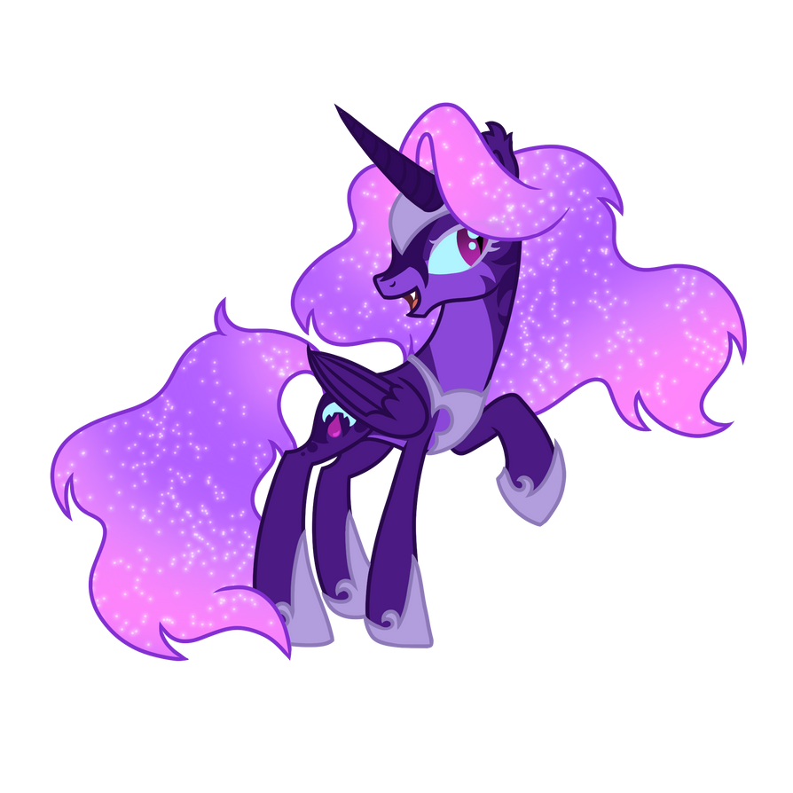 MLP Eclipse Fang (OC) X Nightmare Moon ship kid by axjensenx05 on ...