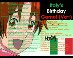 Italy's Birthday Game!