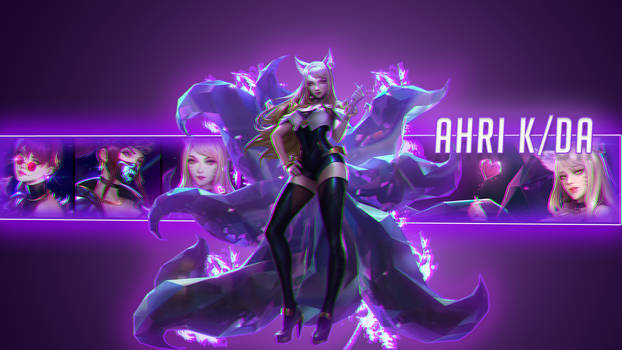 Ahri KDA wallpaper