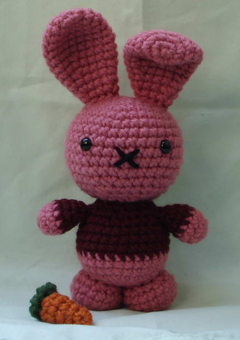 pink bunny amigurumi