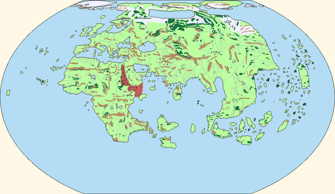 Карта мира 1492