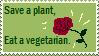 Save a plant stamp