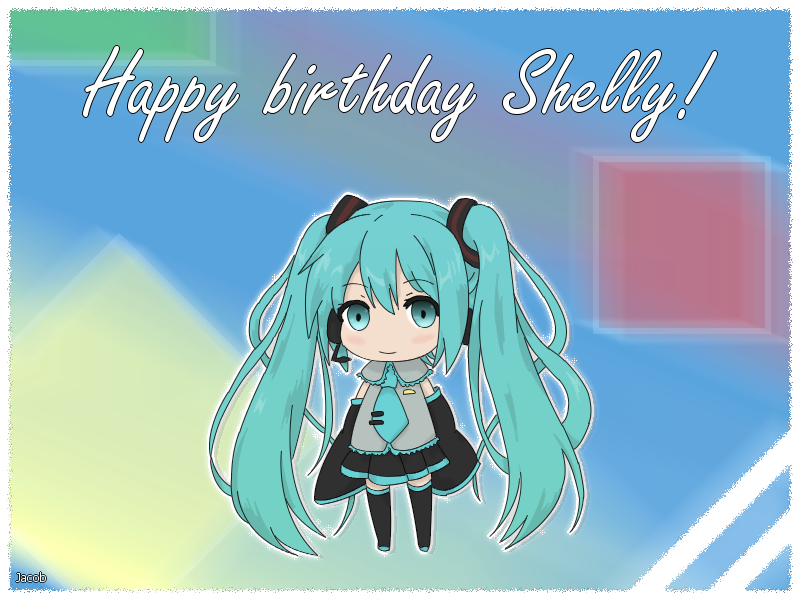 Happy birthday for Shelly