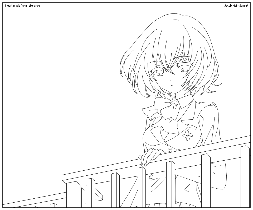 Misaki Mei - lineart