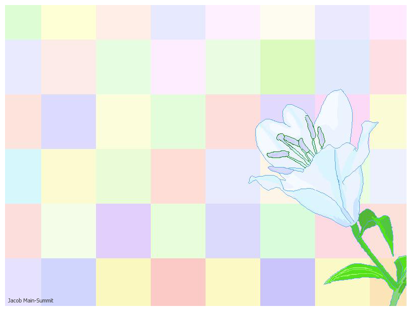 MS Paint flower