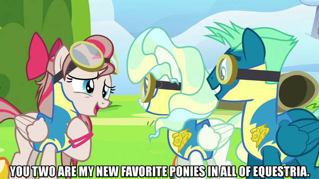 Two new favorite ponies in all of Equestria