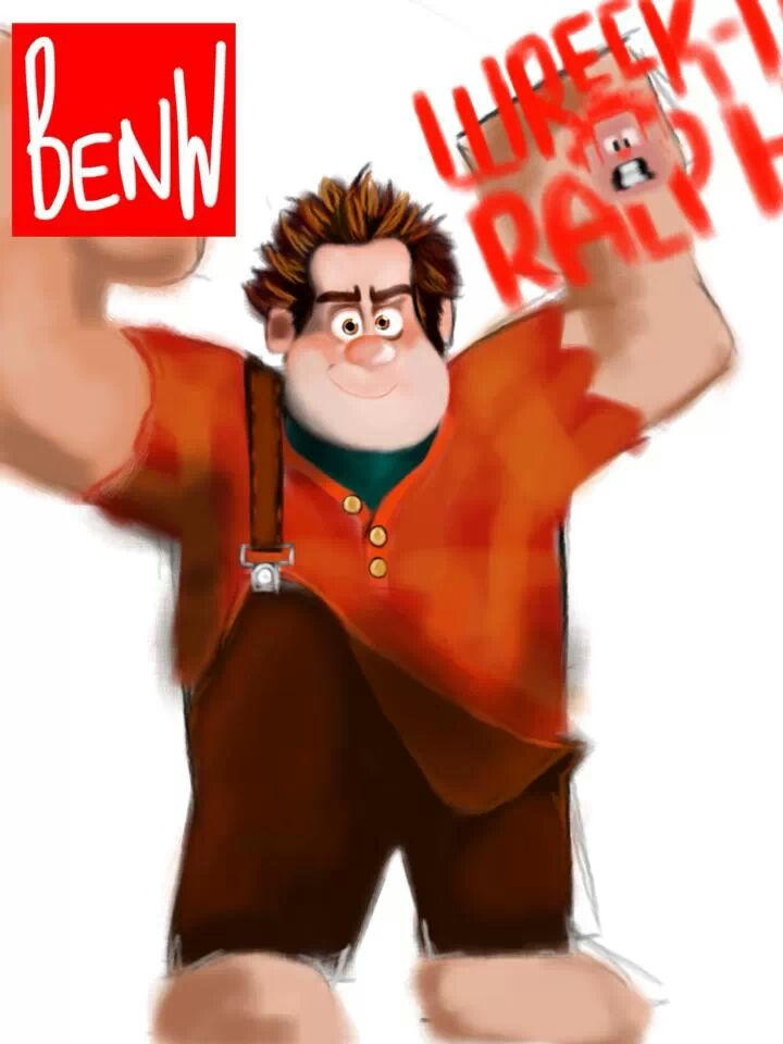 Wreckit Ralph Drawing by Benjaminwild01 on DeviantArt