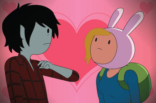ADVENTURE TIME: Fionna and Marshall lee