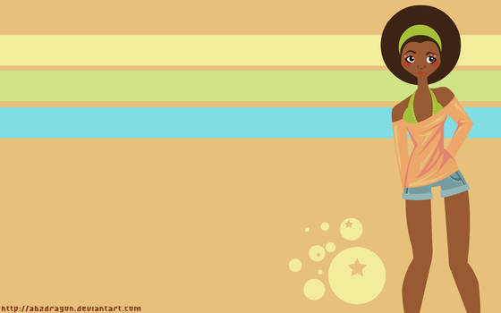 Afro Girl Wallpaper