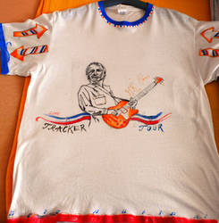 Mark Knopfler Tracker Tour-Tshirt design3 by ZuzanaGyarfasova