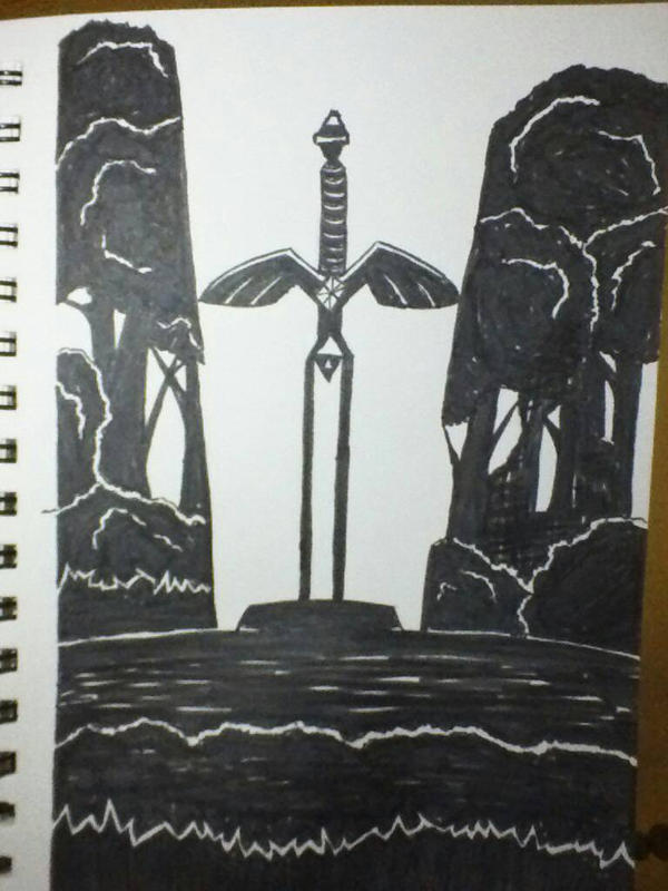 Master Sword Writing The Master Sword by Shad0wFang on DeviantArt