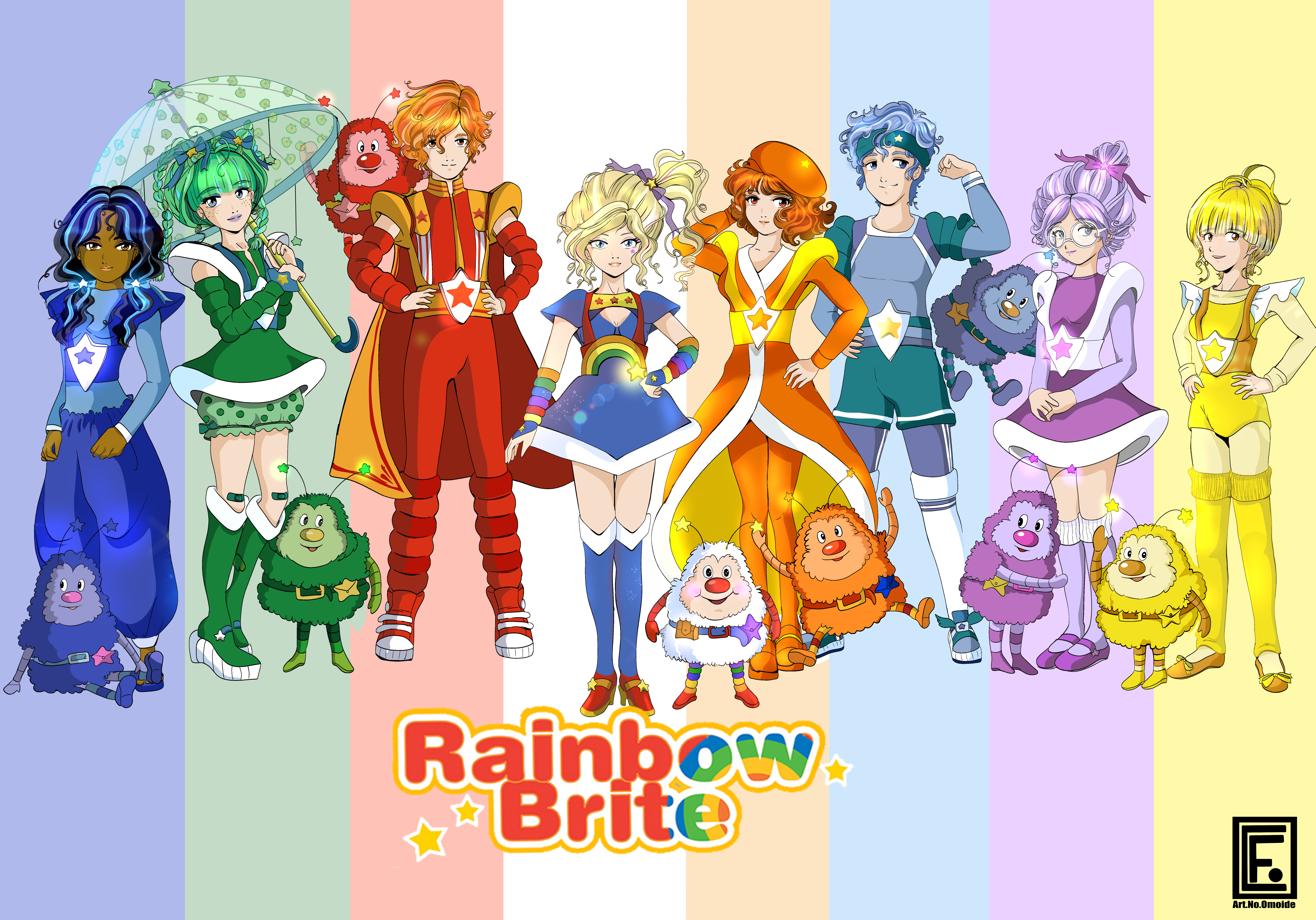 Rainbow Brite 2022 team completed !! by switchguy on DeviantArt