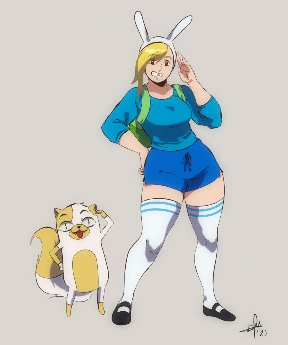 Fionna and Cake by entangle on DeviantArt