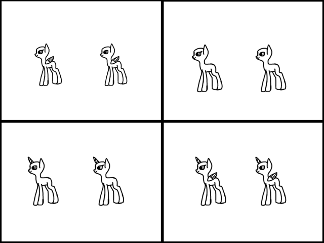 MLP bases by SpeedyCheetah50 on DeviantArt