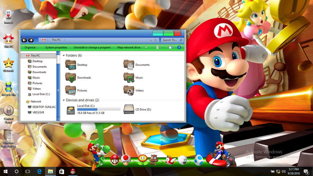 Mario on Win10 by protheme on DeviantArt