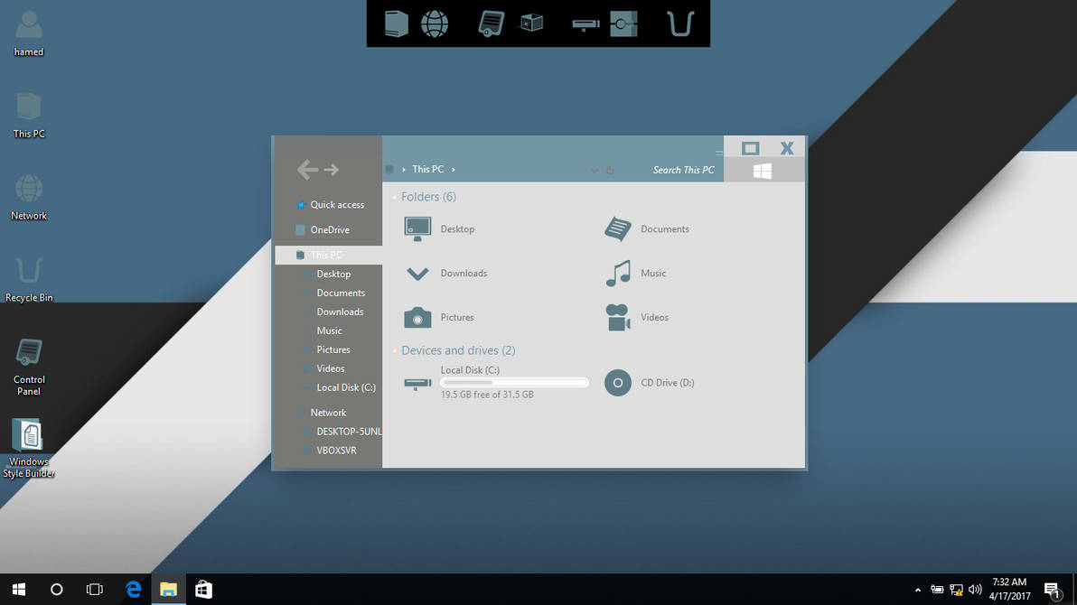 Pro Theme Windows Modern on Win10 by protheme on DeviantArt